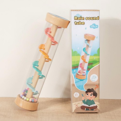 Wooden rain sound - rain, tube