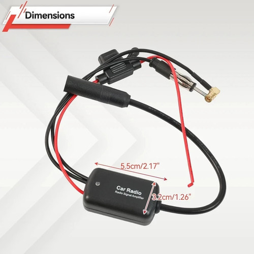 Car 12v stereo aerial dab - 12v, am