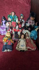 Bundle Of 11 Vintage Foreign Dolls