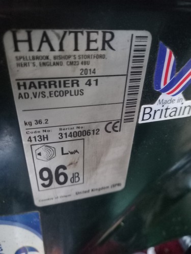 Hayter harrier used - hayter,