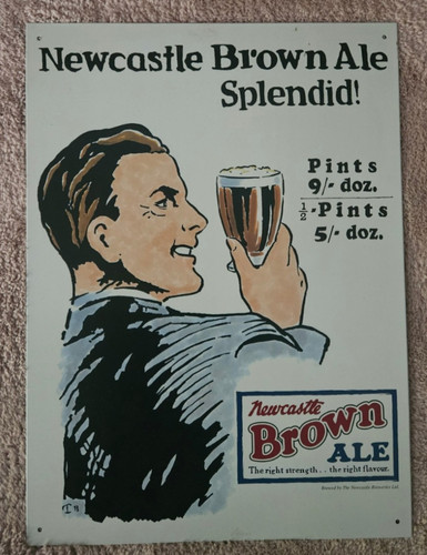 Newcastle brown beer pub - brown,
