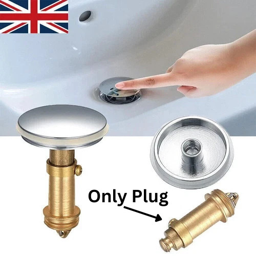 Pop sink plugs bathroom - up,