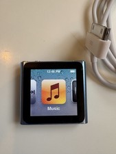 Apple iPod Nano 6th Generation Blue 8GB Tested working 