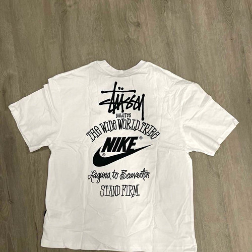Nike stussy white graphic - x,
