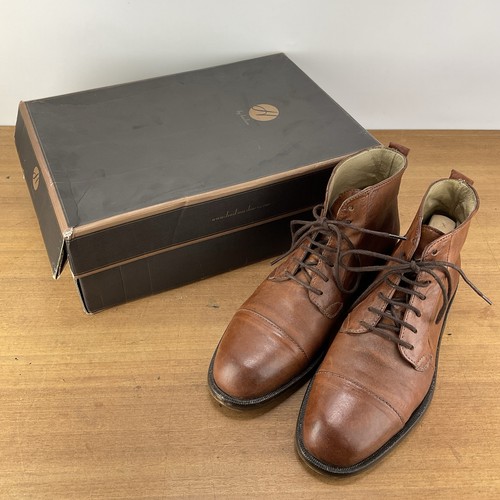 Hudson fenway tan leather lace - hudson,