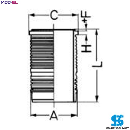 Cylinder liner 89500110 for - cylinder, vm