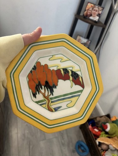Clarice cliff octagonal plate - cliff,