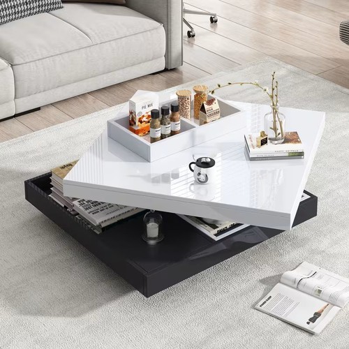 Rotating coffee table - rotating, 360°