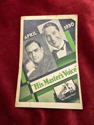 78rpm april 1930 his masters - april,