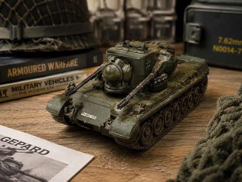 Military tank model - tank, flakpanzer