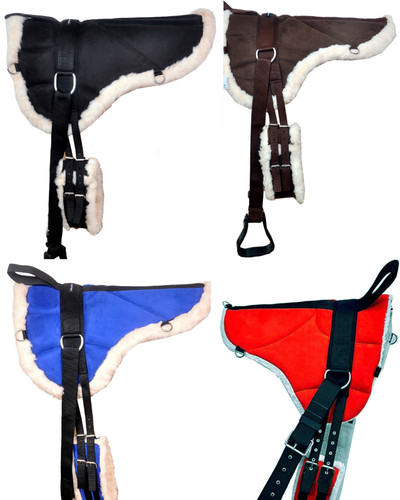 Bareback pad with free - with, girth