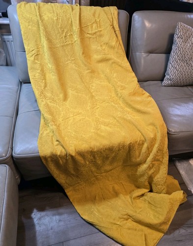 Vintage retro yellow floral - yellow,
