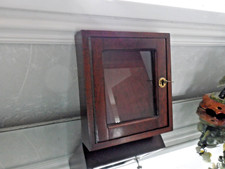 Vintage Mahogany & Glass