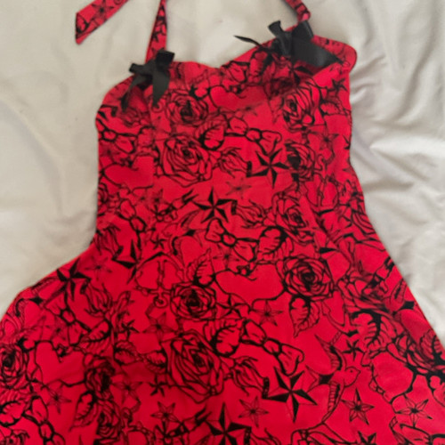 Hearts roses fit flare - roses,