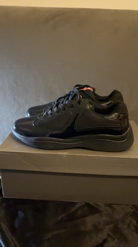 Black prada cup trainers - black,