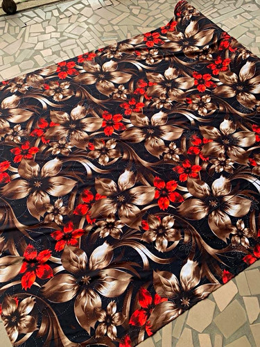 Printed floral polyester - printed,