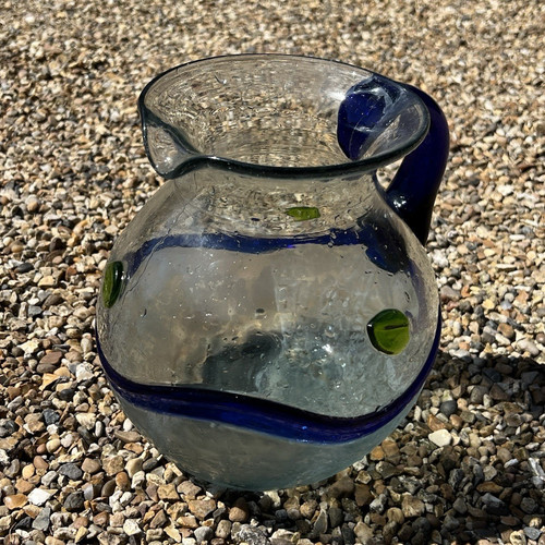 Clear glass pitcher jug - jug, with