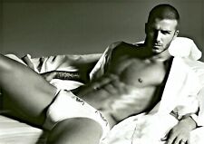 David Beckham Sexy Underwear BW POSTER