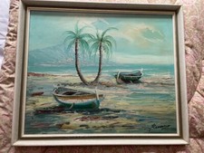 Original Signed Framed Oil