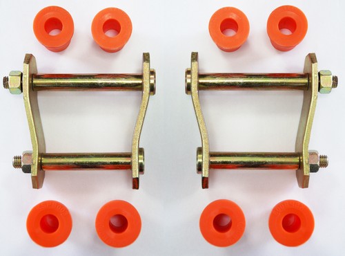 Rear leaf spring shackles - rear,