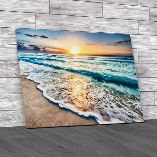 Ocean and sunset canvas - sunset,