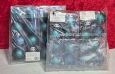 Christmas Baubles Shatterproof Teal Blue, Christmas Tree Decorations (pack 2)