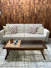 Mid Century G Plan Glass and Tile Teak Coffee Table