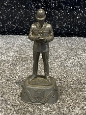 Sussex Police Figure Charles Stadden electro plated copper  Figure 