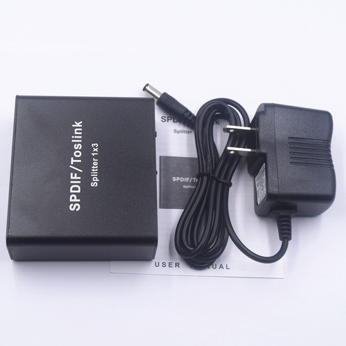 Spdif toslink splitter 1x3 - spdif/toslink,