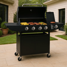 Gas bbq grill 1 stainless - bbq, 4