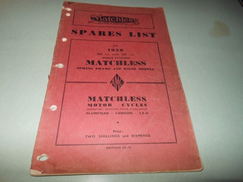 Matchless 1950 350cc 500cc