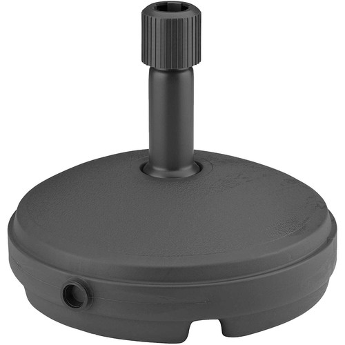 Black plastic parasol base - plastic,