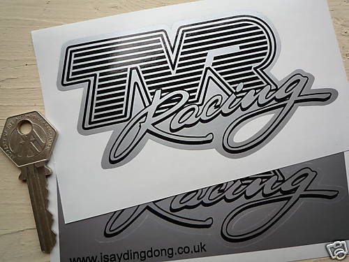 Tvr racing car stickers - tvr,