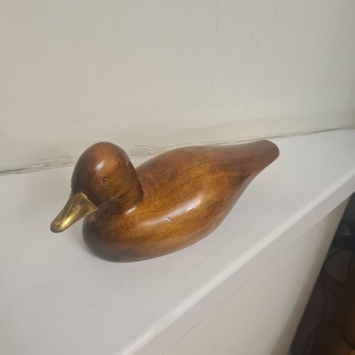 Vintage wooden duck - duck, ornament