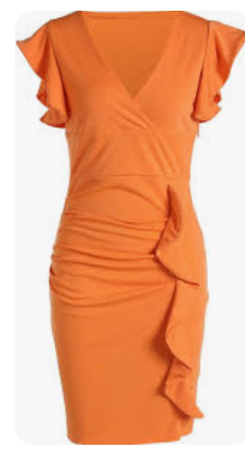 Orange neck rushed - 💙orange, side