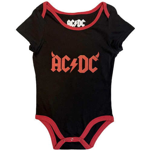 Kids baby grow horns - ac/dc,