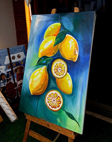 Still life lemon - life,