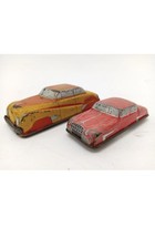 Vintage Tinplate Glam Toy Cars