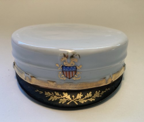 Antique porcelain naval dress - porcelain,