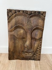 Large Wooden Carved Buddha