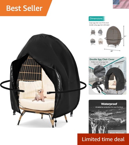 Windproof double egg chair - windproof,