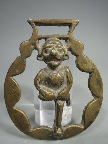 English horse brass - , depicting