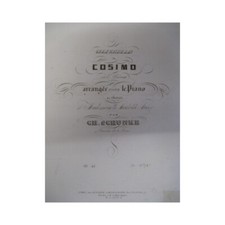 Schunke Charles Saltarelle de Cosimo Piano 1838