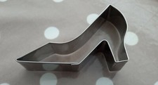 Ladies Shoe high heel cookie Cutter for sugarcraft & cupcakes metal