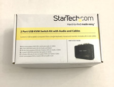 StarTech.Com 2 Port USB KVM Switch Kit With Audio And Cables SV211KUSB