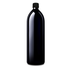 MIRON GLASS BOTTLE 1 Litre | With Plastic Tamper Proof Lid | MIRON WATER BOTTLE