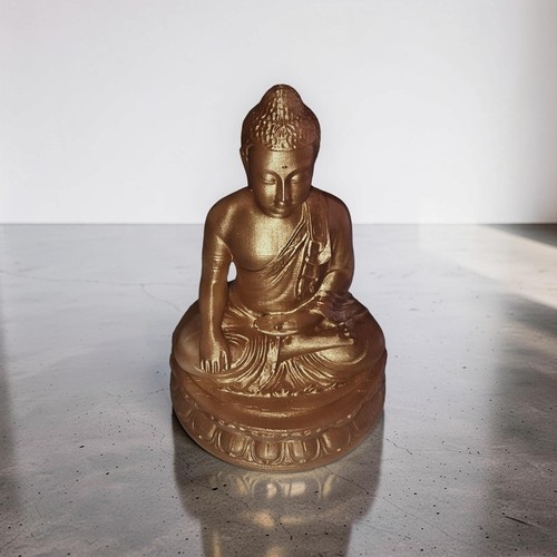 Bronze buddha statue 15cm - bronze,