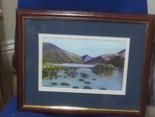 Original Watercolour of Wastwater/Great Gable Cumbria by Jacques Roberts