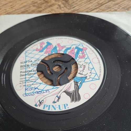 Stray cats rock this - town, 7"