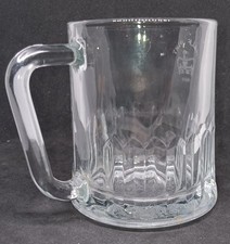 Tudor Dema Half Pint Glass With Handle Mug Beer Tankard Made In England 